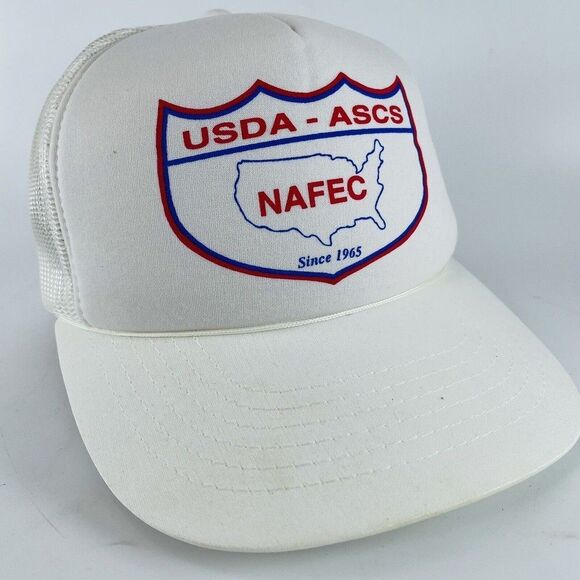NAFEC Mesh Back Trucker Hat USDA ASCS National Assn Farmer Elected Committees - Picture 1 of 12